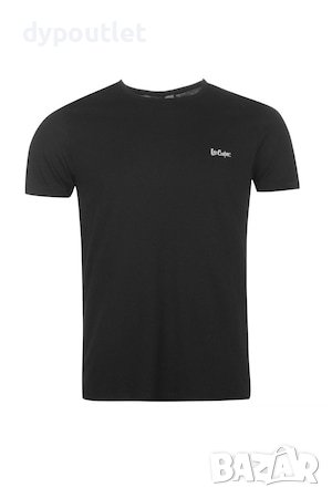 Мъжка оригинална тениска Lee Cooper Basic Tee, цвят - черен. размери - S, M, L и XL. 