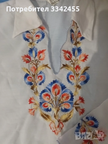 Кенарени блузи/ народни мотиви/, с бродерия, снимка 3 - Блузи с дълъг ръкав и пуловери - 52737158