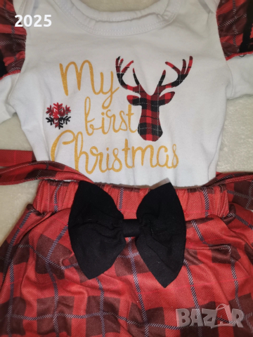 коледни дрешки за бебета, снимка 3 - Комплекти за бебе - 53015425