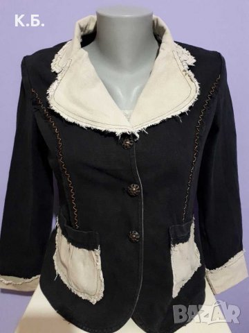 Арт сако с мъниста р-р S, снимка 1