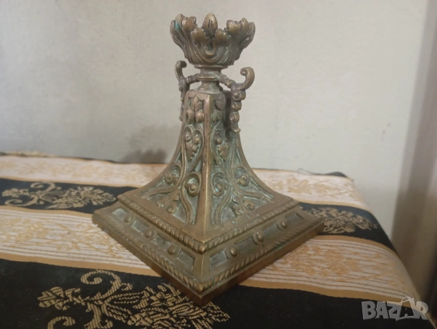 Свещник арт деко, снимка 3 - Други ценни предмети - 53138290