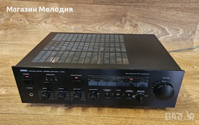 Усилвател Yamaha A-520 Natural Sound – Японска мощ и детайл, Made in Japan, снимка 2 - Ресийвъри, усилватели, смесителни пултове - 56092899