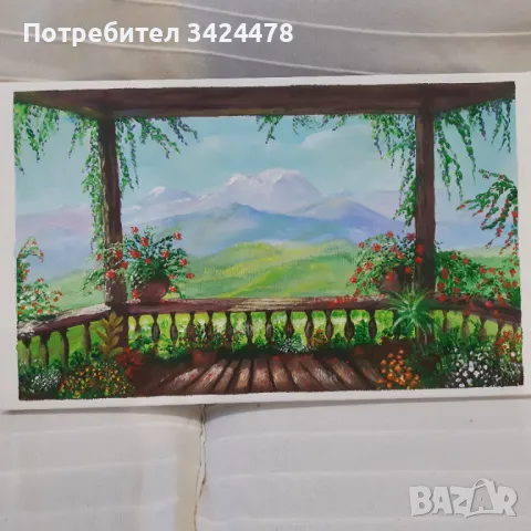 Картини ,рисувани с акрил, снимка 5 - Други ценни предмети - 47954934