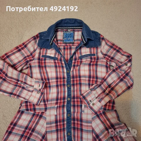 Карирана дънкова детска Ризка, снимка 2 - Детски ризи - 56144385