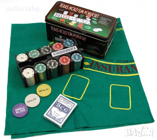 Комплект за покер (Poker), снимка 2 - Карти за игра - 39373545