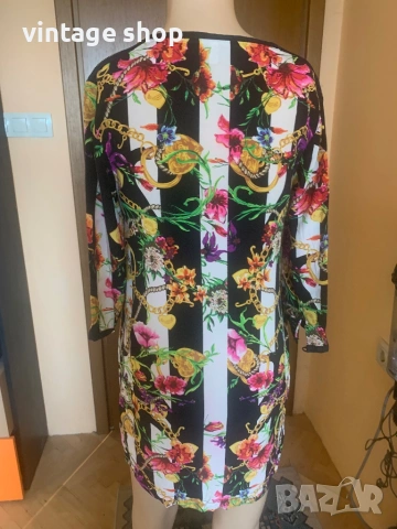 Копринена пъстра рокля Juice Couture, снимка 6 - Рокли - 53900575