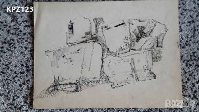 КАРТИНА АБСТРАКЦИЯ 91г туш / МАРИЯ МЕЖДУРЕЧКА