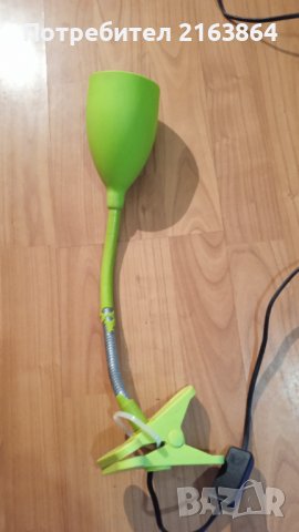 Лампa за четене с щипка, снимка 5 - Настолни лампи - 42551859