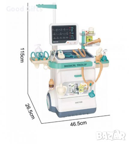 Детски докторски комплект с много аксесоари, снимка 7 - Други - 38192663