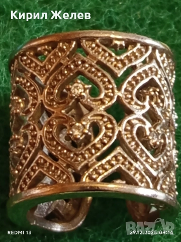 Сребърен пръстен ДАНТЕЛА от който струй светлина и снежно изящество 51828, снимка 4 - Пръстени - 52925121