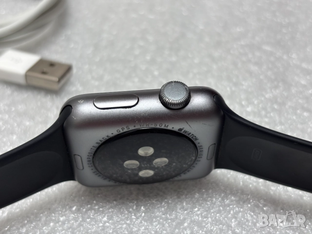Смарт Часовник Apple Watch 3 series 42 mm Space Grey Aluminium Case with Black, снимка 10 - Смарт часовници - 52629920