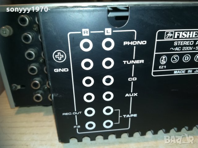 fisher ca-58 amplifier 260w-made in japan/sweden 2210201852, снимка 14 - Ресийвъри, усилватели, смесителни пултове - 30520596