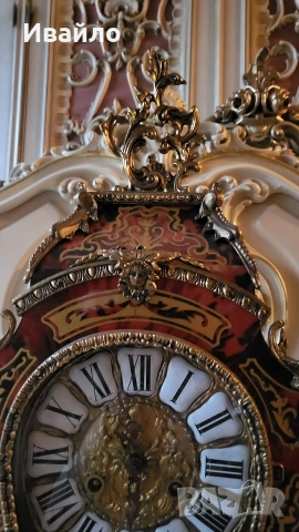 Каминен часовник , снимка 4 - Антикварни и старинни предмети - 54063350