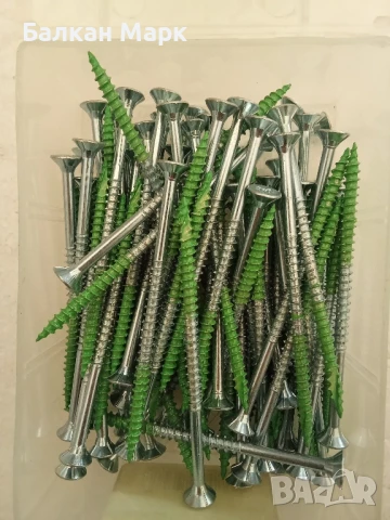 Професионални винтове за дърво 5x90 мм с потъваща глава, CR3+ покритие , връх тип 17– 80 бр., снимка 1