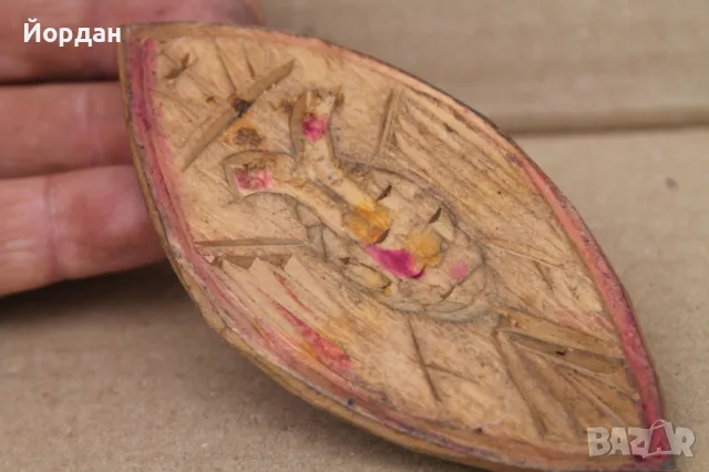 Дървен печат за обреден хляб, снимка 7 - Антикварни и старинни предмети - 47312681