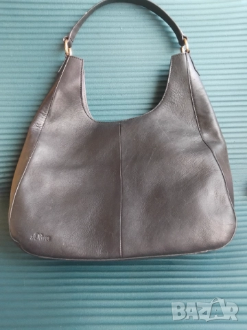 S. Oliver 100% оригинална дамска чанта - естествена кожа, снимка 4 - Чанти - 52632682