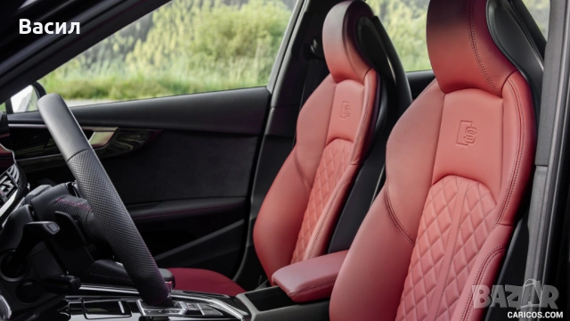Audi A4 A5 s4 b9.5 Ауди С4 б9.5 2024 Седалки салон интериор S5 Червен