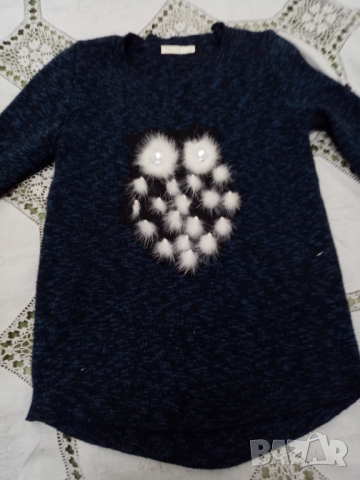 Tiramisu италианско пуловерче S.M, снимка 3 - Блузи с дълъг ръкав и пуловери - 36408867