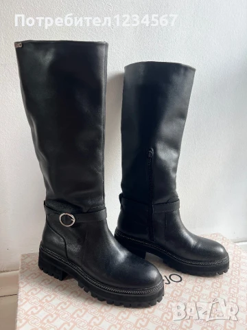 Нови ботуши Liu Jo 36 номер-естествена кожа, закупени за 1069.00лв , снимка 2 - Дамски ботуши - 50965691