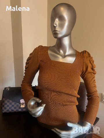 Дамска блуза в цвят горчица !