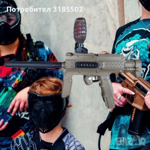 Автоматична хидрогелна играчка Gelsoft K1A – реалистична конструкция, безопасни боеприпаси и пълен к, снимка 4 - Други - 51457532