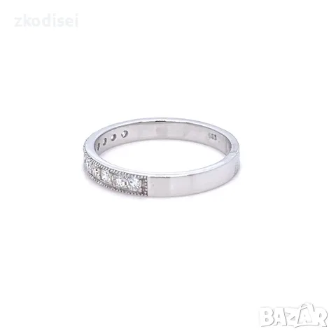 Златен дамски пръстен с диамант 0,36Ct. чистота:SI размер:54 модел:42925-1, снимка 3 - Пръстени - 55824593