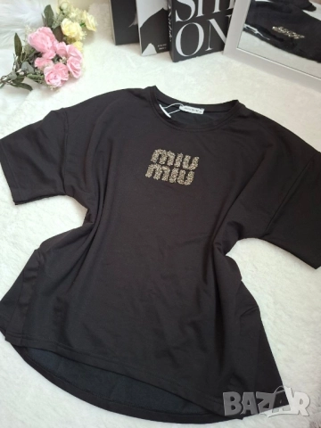 тениски Miu Miu , снимка 4 - Тениски - 51877863