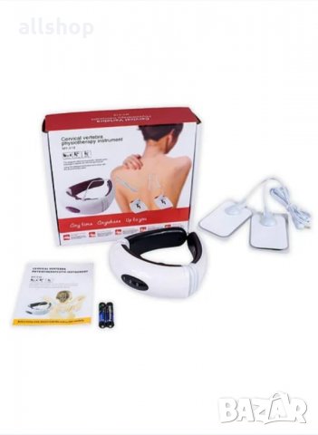 3D електромагнитен масажор за врата, тялото, ръцете, шиацу, снимка 2 - Масажори - 31100745