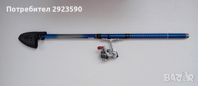 .Пръчка за перо с малка макара, снимка 2 - Въдици - 53067262