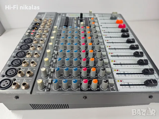 12 канален смесител миксер мишпулт BEHRINGER XENYX 1222 FX, снимка 7 - Ресийвъри, усилватели, смесителни пултове - 48602052