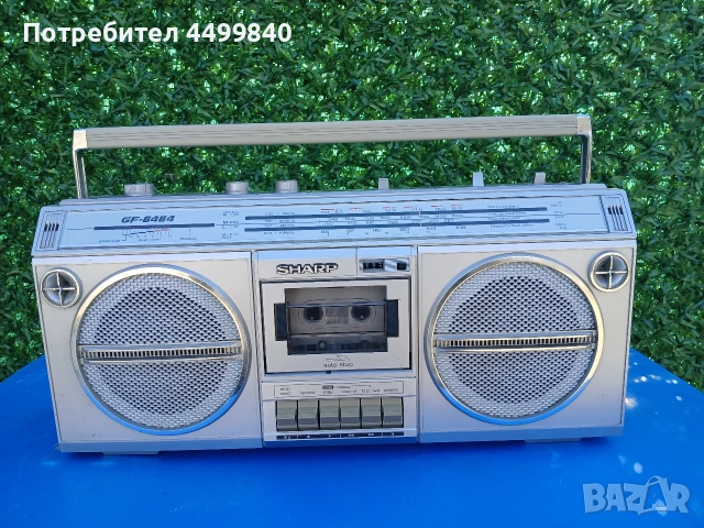 ПРОДАВАМ КАСЕТОФОН ПЕРФЕКТНО ЗАПАЗЕН МНОГО РЯДЪК МОДЕЛ ЧИСТ ЯПОНЕЦ ( SHARP GF-6464H JAPAN) 