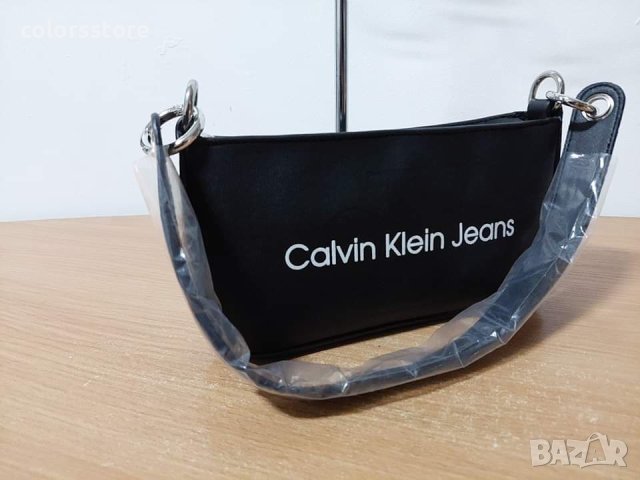 Луксозна Черна чанта Calvin Klein/SG-E72, снимка 2 - Чанти - 42902828