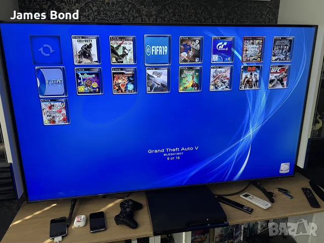 Хакнат PlayStation 3 Slim 320GB + 15 игри + Джойстик, снимка 8 - PlayStation конзоли - 55890357