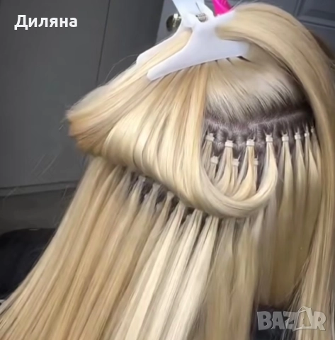 Удължаване и сгъстяване на коса с микро ринг кичури и капси, снимка 4 - Фризьорски услуги - 52586250