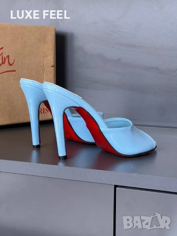 Christian Louboutin ⚜️Дамски Чехли , снимка 11 - Чехли - 53902521