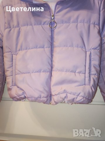 Дамско яке в цвят люляк размер М цена 32,99 лв. + подарък оригинална шапка PUMA в цвят люляк, снимка 6 - Якета - 42796790