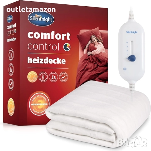 Електрическо одеяло с подгряване за легло,бързо загряване, машинно пране, 140 x 150 см, 