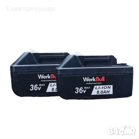 Немски Безчетков Акумулаторен Ударен Гайковерт – Винтоверт 36V 8Ah 850 N/m + подарък 3 бр. вложки и , снимка 6 - Винтоверти - 47627686