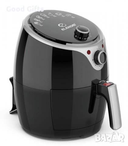Еър Фритюрник без мазнина, с горещ въздух ЕК-20126, снимка 4 - Фритюрници - 29529899
