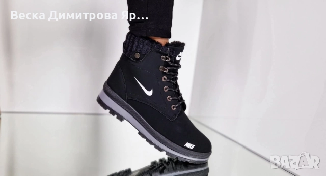 Дамски зимни обувки с дебел пух , снимка 8 - Дамски боти - 52024818