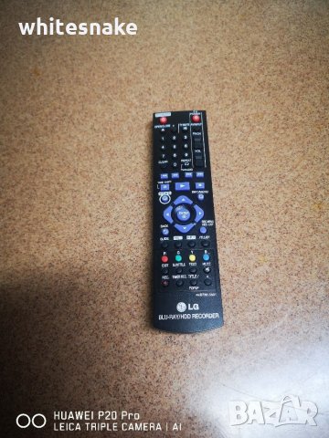 LG AKB73615501 Original Remote Control for BLU-RAY / HDD Recorder , снимка 1 - Дистанционни - 31386446