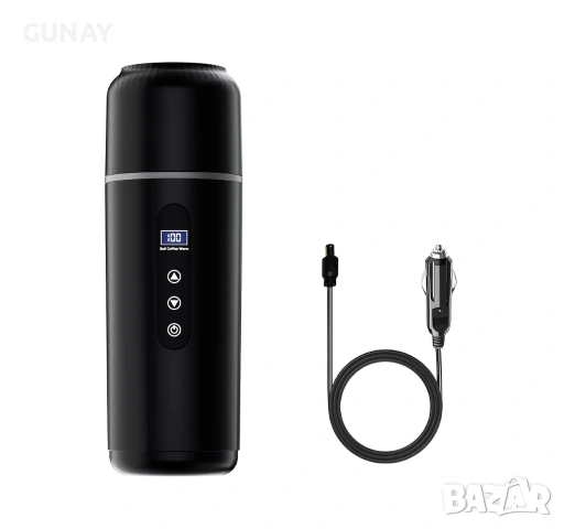 DPLUS Кетъл електрическа термокана за кола 12V 24V термочаша за камион кафе чай бебешко мляко кана, снимка 2 - Аксесоари и консумативи - 54070724