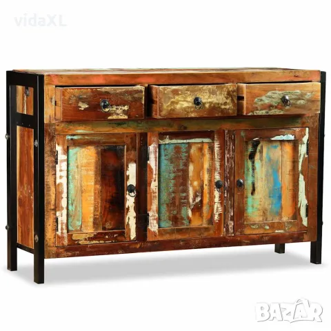 vidaXL Бюфет, регенерирано дърво масив, 120x35x76 cм, снимка 5 - Бюфети - 56146438