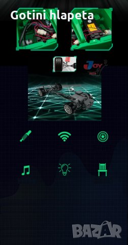 Акумулаторен джип двуместен Mercedes GT R Licensed 2X12V ,MP4, с меки гуми, снимка 9 - Детски велосипеди, триколки и коли - 34367828