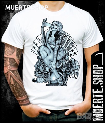Тениска с щампа CARD REAPER