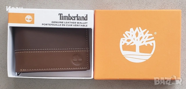 Нов, мъжки портфейл Timberland, снимка 8 - Портфейли, портмонета - 54040171