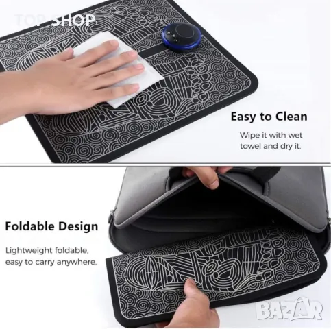 Goodtar EMS Масажор за крака USB акумулаторен електрически масажор за стимулация на крака, 6 режима,, снимка 9 - Масажори - 48831439