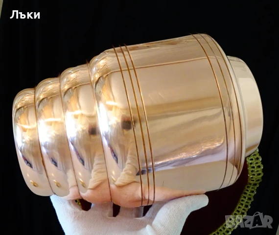 Медна делва,урна,меден съд с капак 2 литра. , снимка 8 - Антикварни и старинни предмети - 51387941