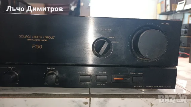 SONY     TA-F190, снимка 6 - Ресийвъри, усилватели, смесителни пултове - 55780034