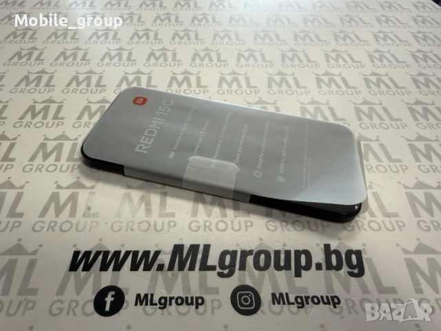 #MLgroup предлага Xiaomi Redmi 15C 4G 128GB / 4GB RAM Black, нов.